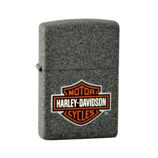 Zippo Harley DavidsonLogo Iron Stone inclusief graveren